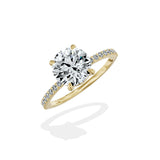 Fortuna Solitaire Engagement Ring