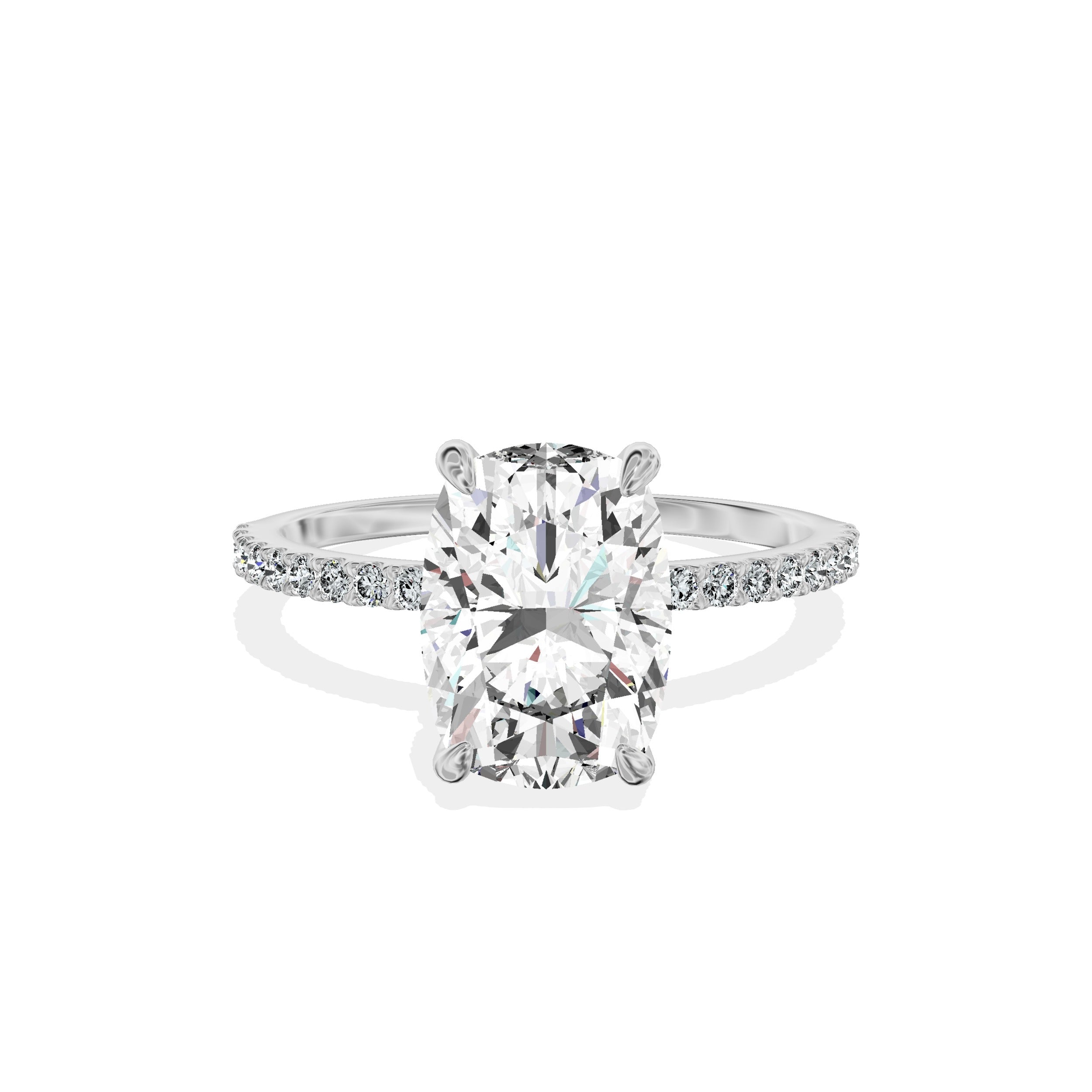 Fortuna Solitaire Engagement Ring