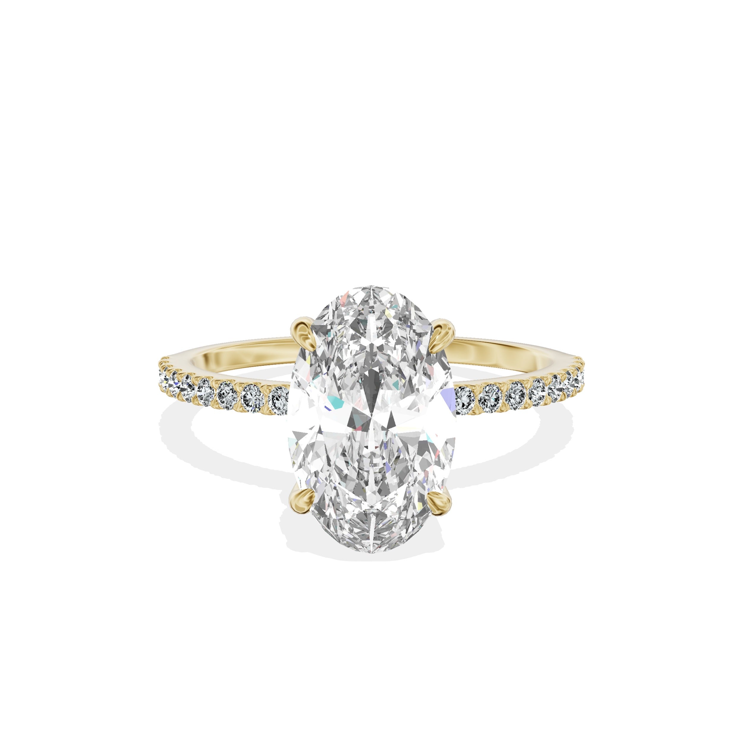 Fortuna Solitaire Engagement Ring