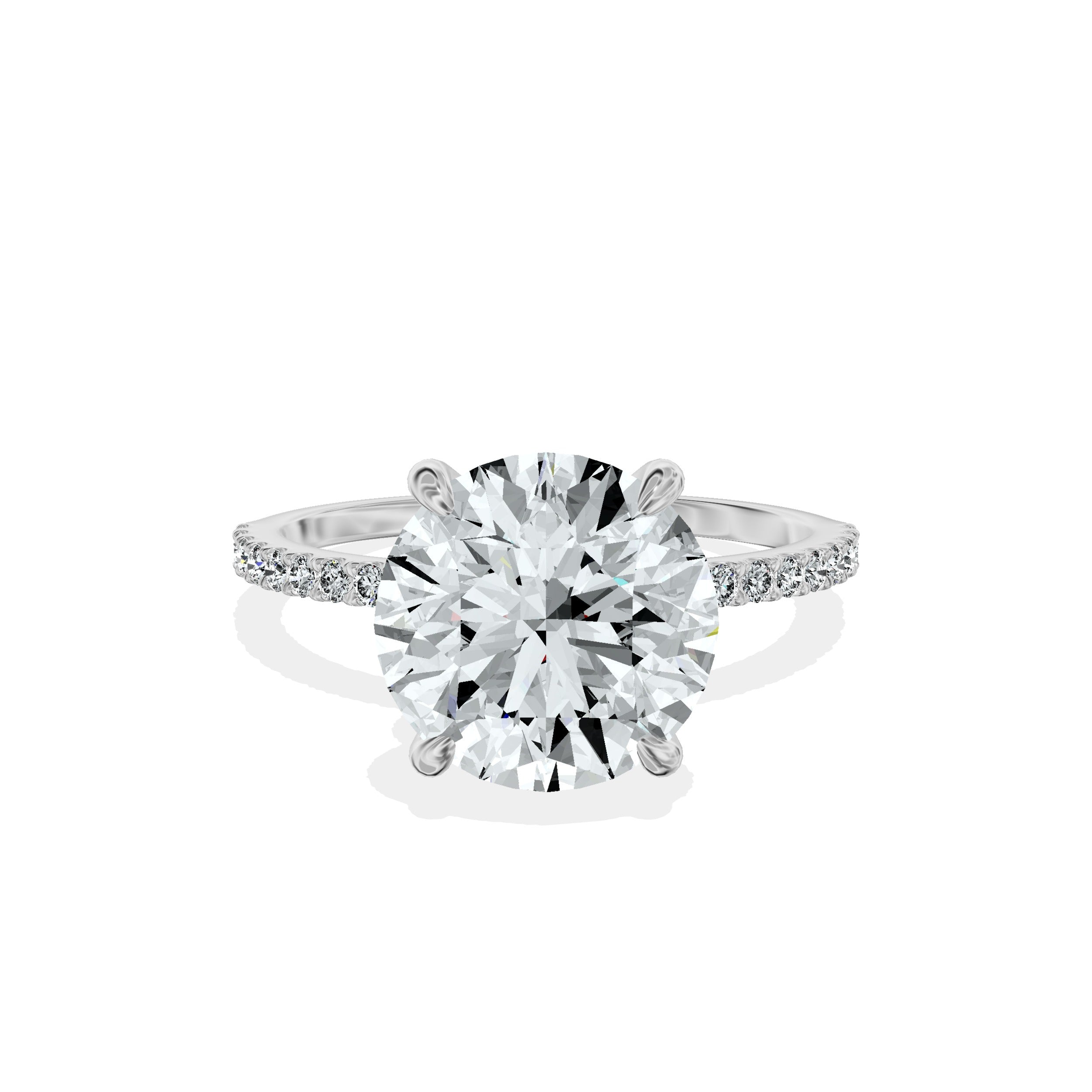 Fortuna Solitaire Engagement Ring