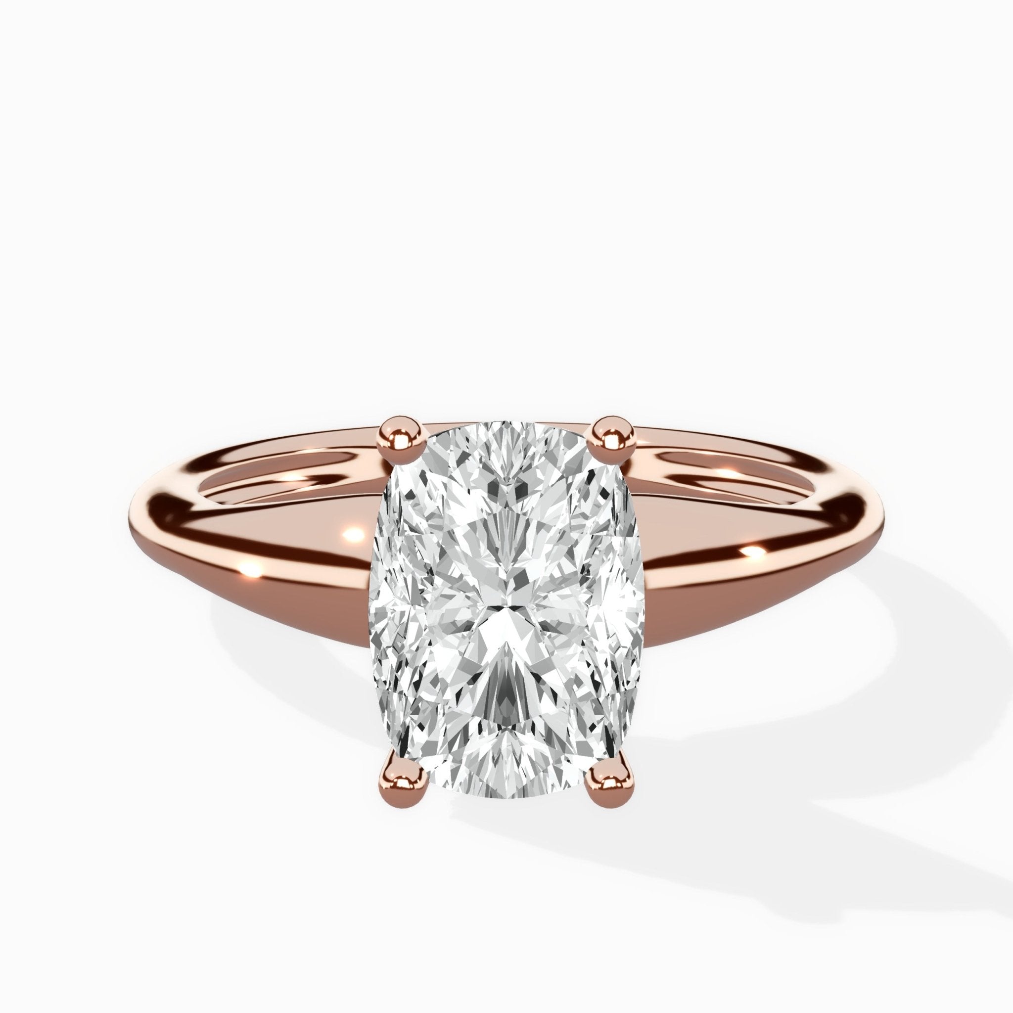 Classic Four Prong Solitaire Ring Engagement Ring - The Better Diamonds