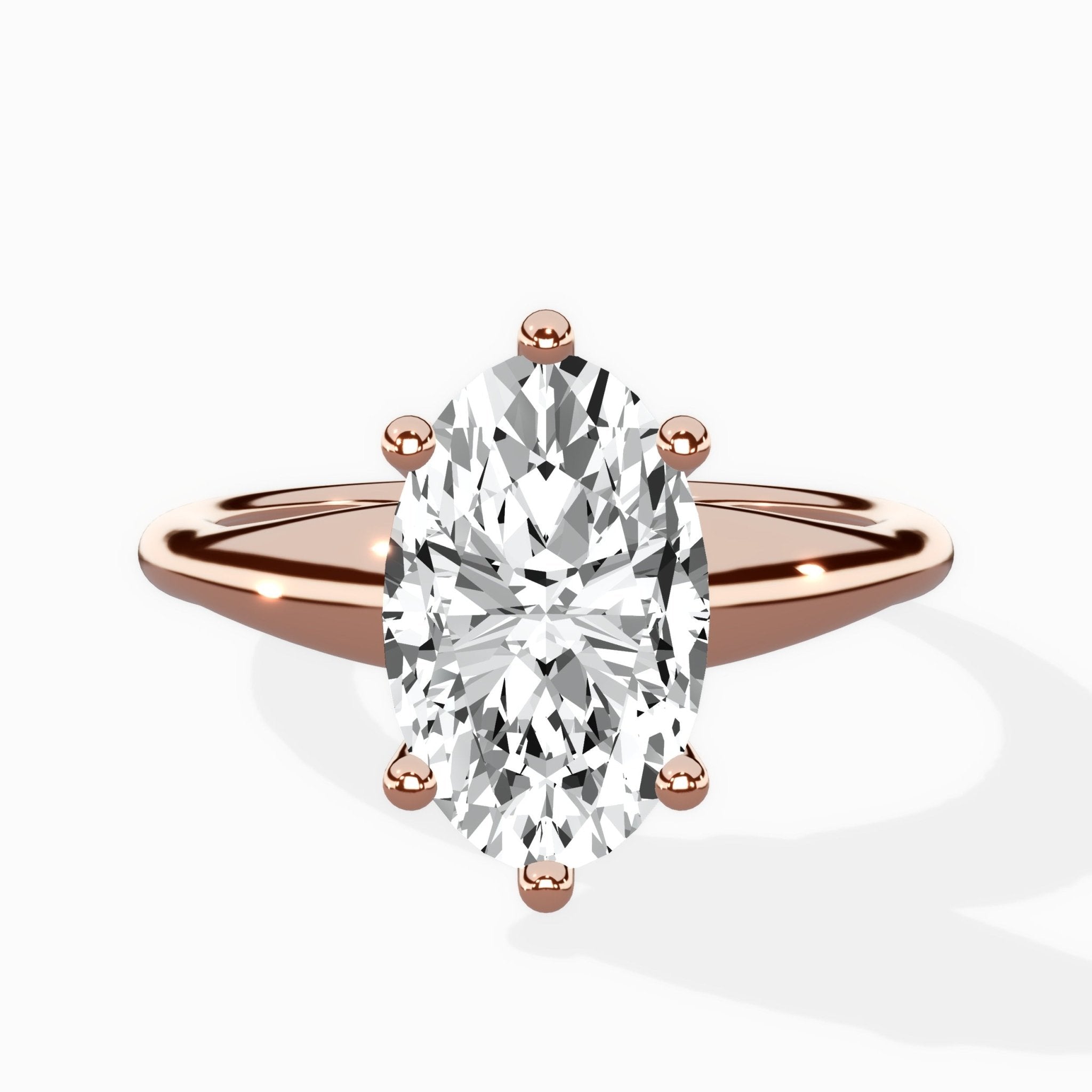 Classic Four Prong Solitaire Ring Engagement Ring - The Better Diamonds