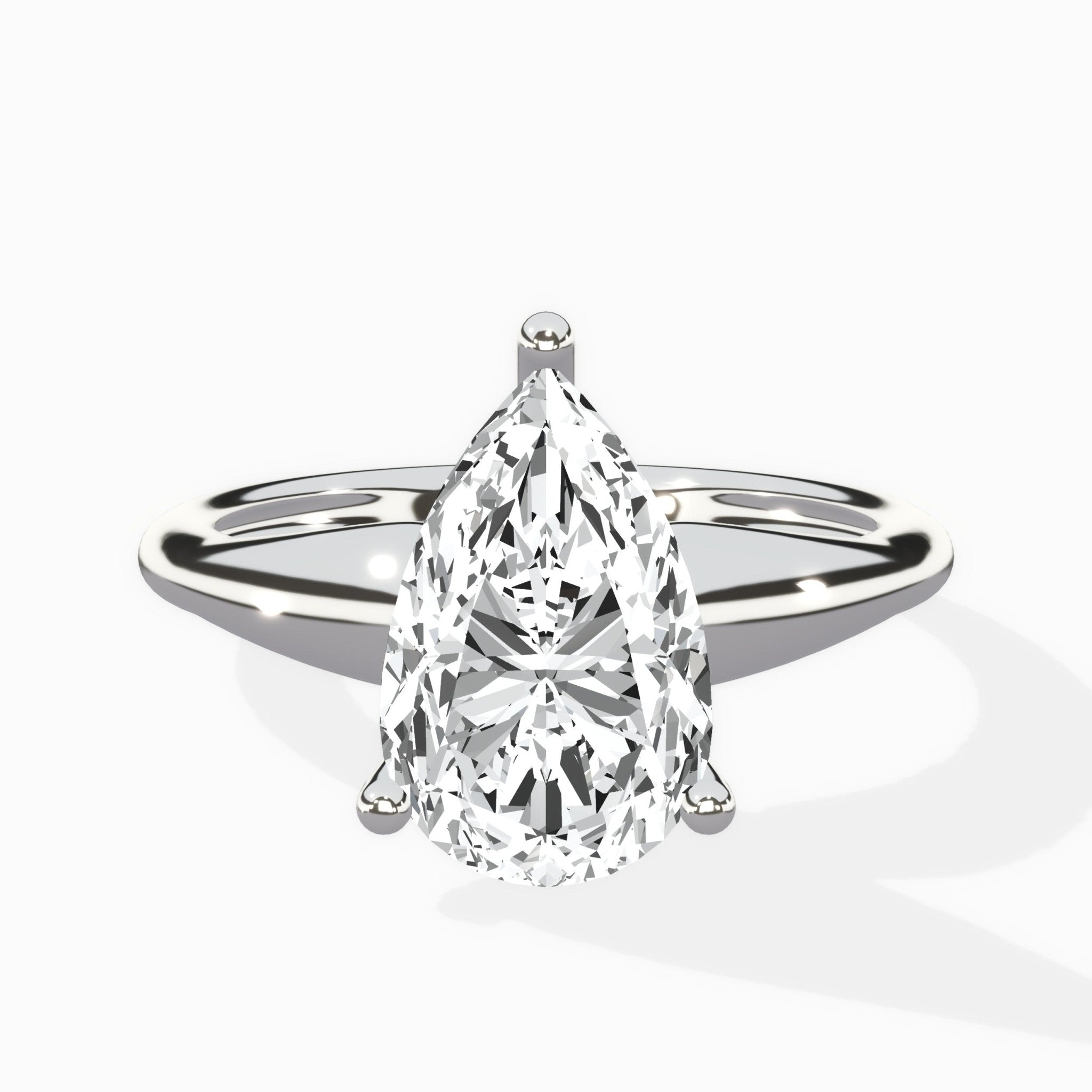 Classic Four Prong Solitaire Ring Engagement Ring - The Better Diamonds