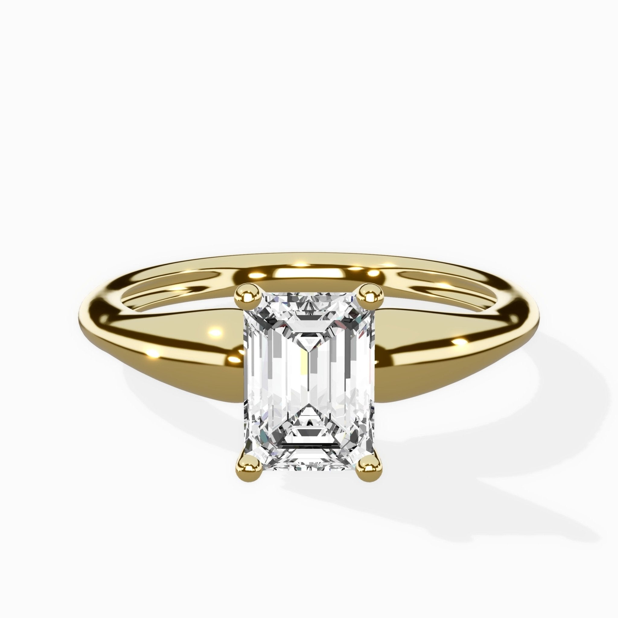 Classic Four Prong Solitaire Ring Engagement Ring - The Better Diamonds