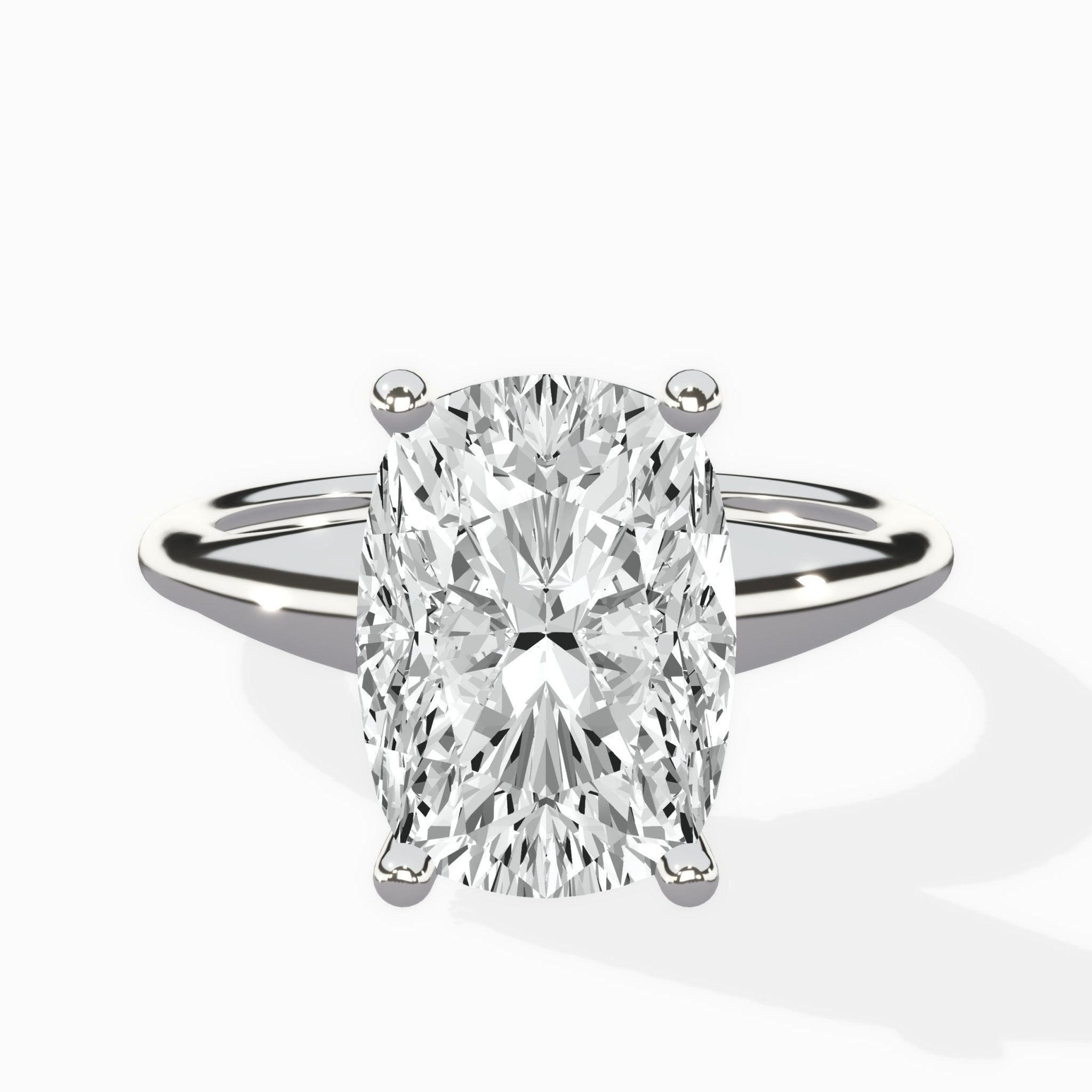 Classic Four Prong Solitaire Ring Engagement Ring - The Better Diamonds