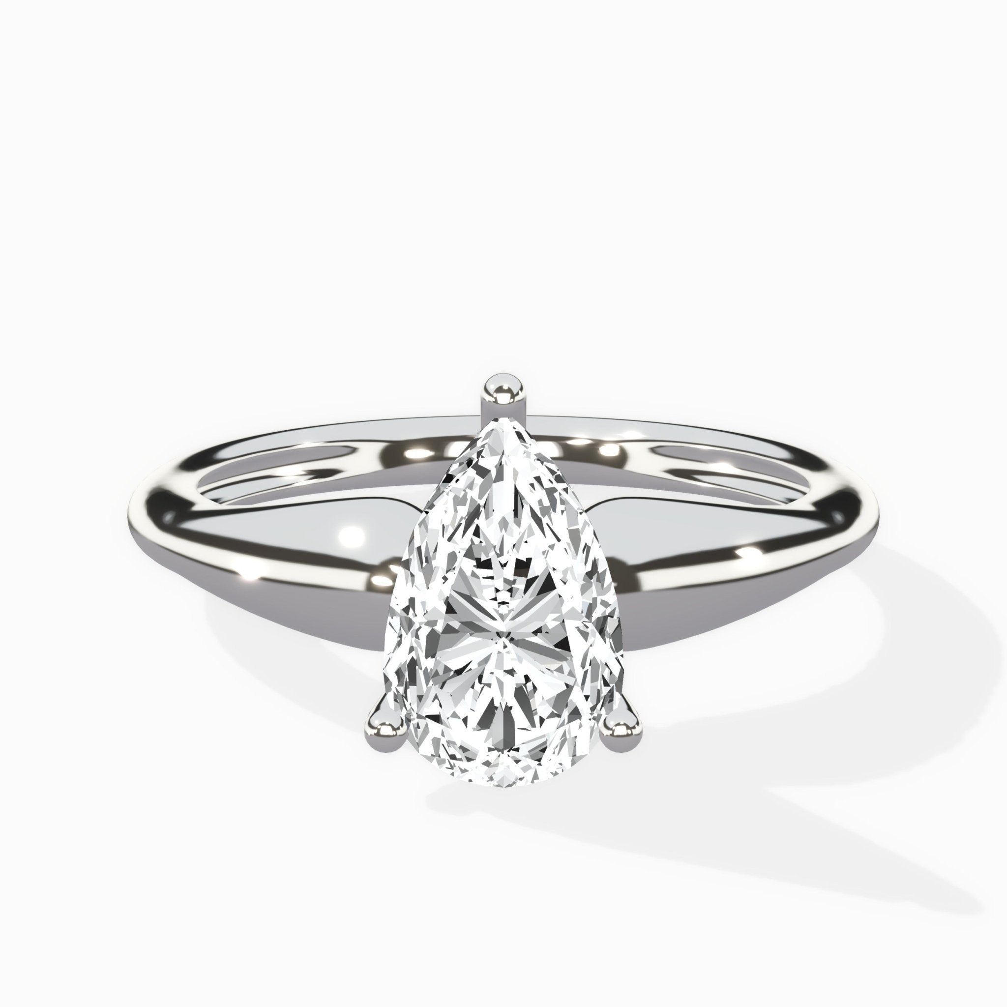 Classic Four Prong Solitaire Ring Engagement Ring - The Better Diamonds
