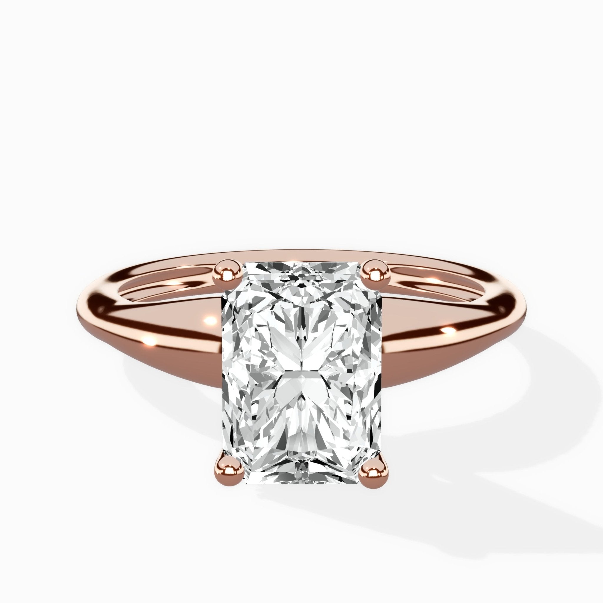 Classic Four Prong Solitaire Ring Engagement Ring - The Better Diamonds