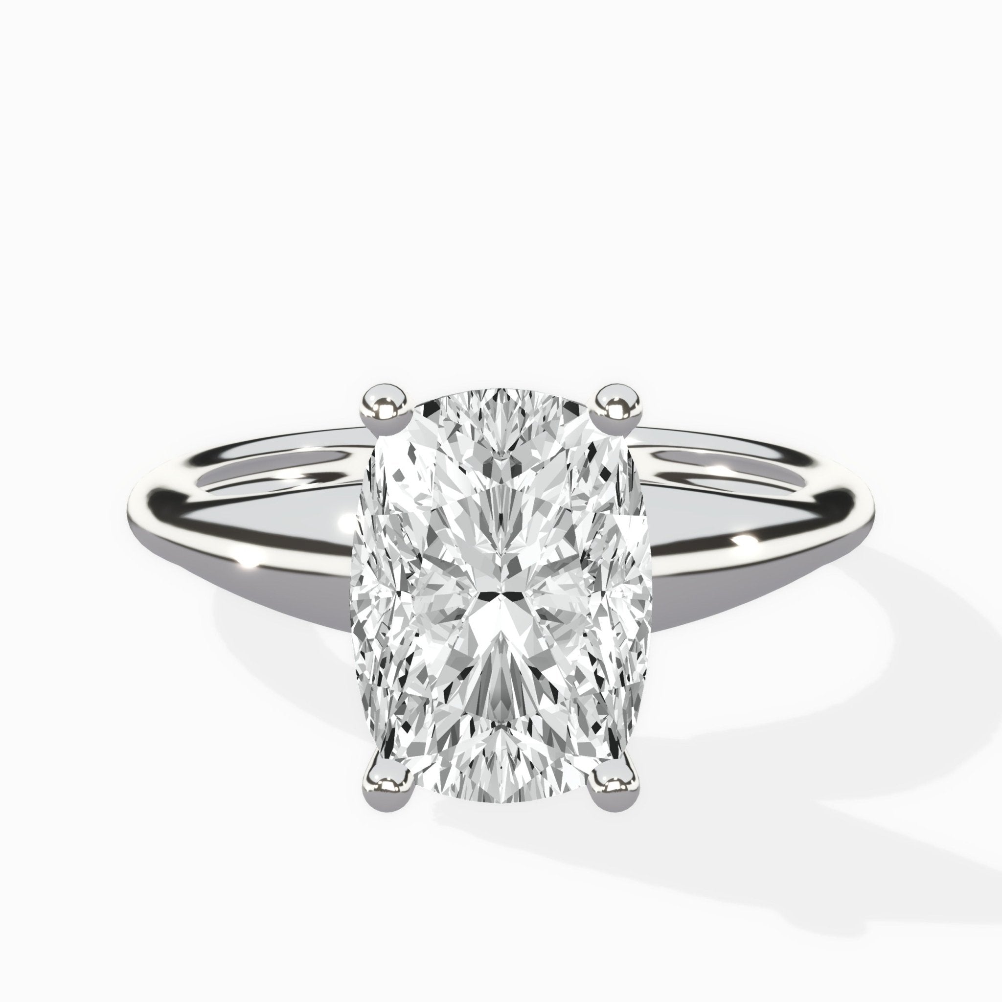 Classic Four Prong Solitaire Ring Engagement Ring - The Better Diamonds