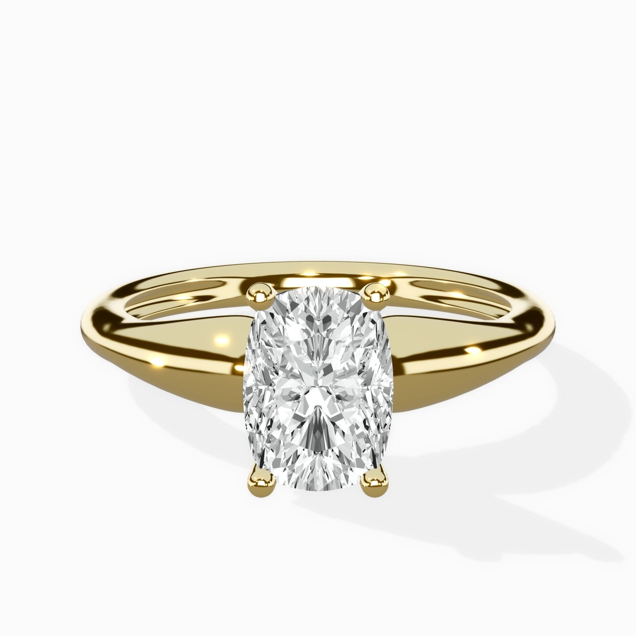Classic Four Prong Solitaire Ring Engagement Ring - The Better Diamonds