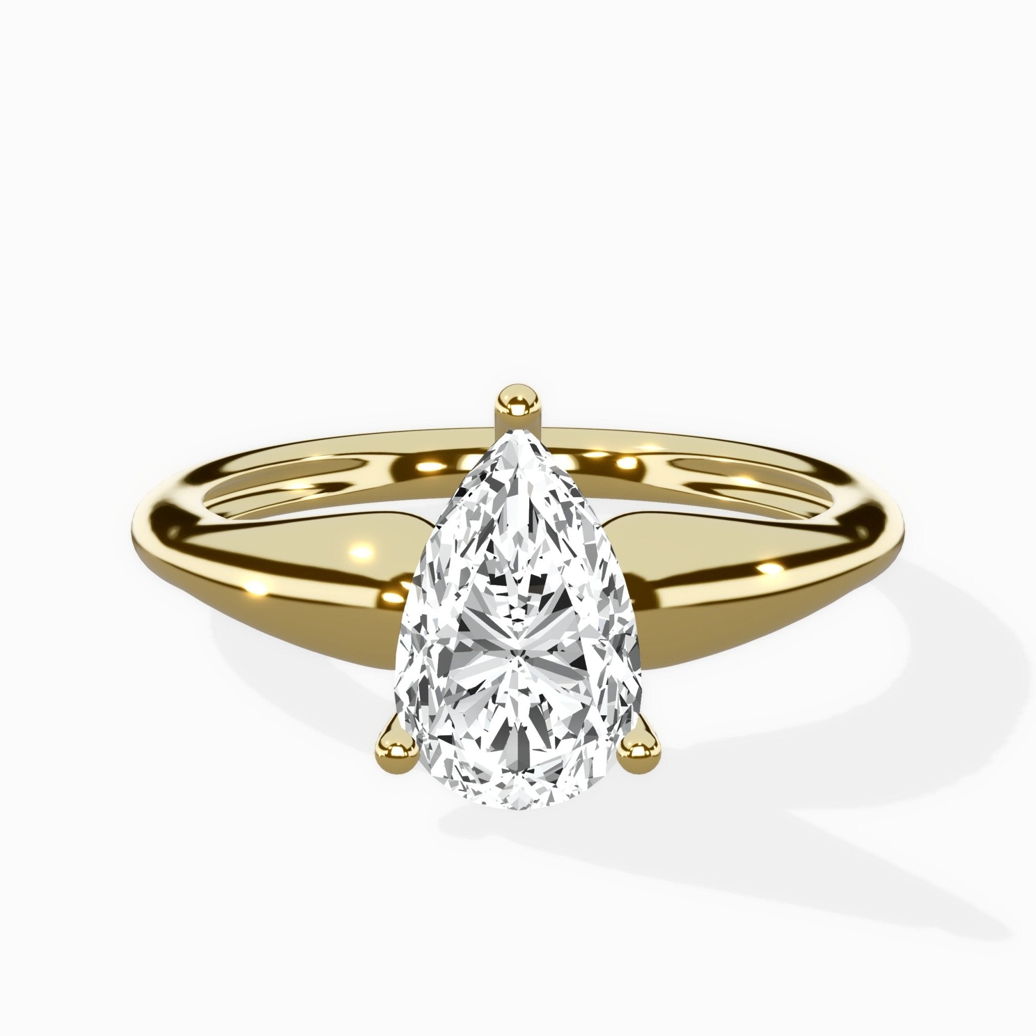 Classic Four Prong Solitaire Ring Engagement Ring - The Better Diamonds
