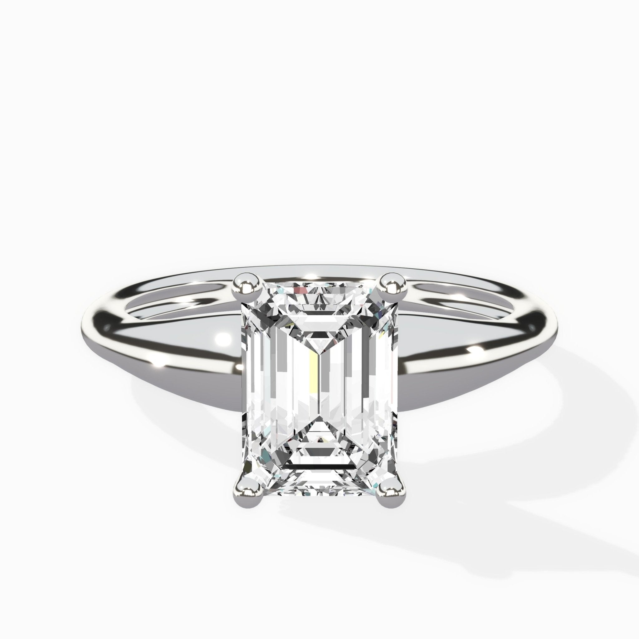 Classic Four Prong Solitaire Ring Engagement Ring - The Better Diamonds