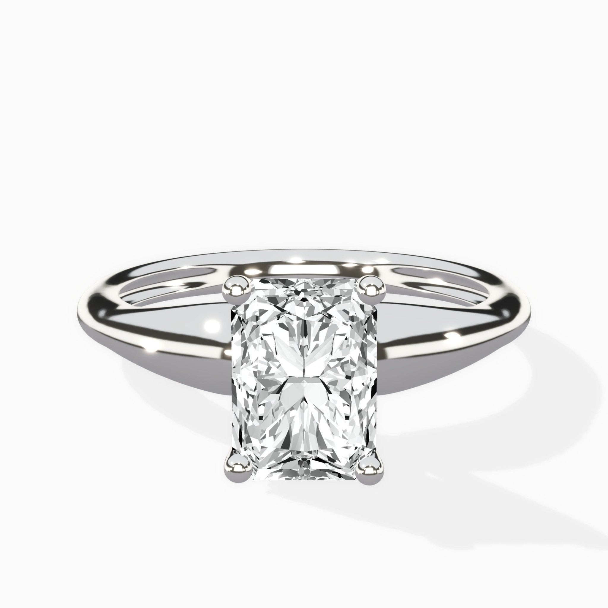 Classic Four Prong Solitaire Ring Engagement Ring - The Better Diamonds