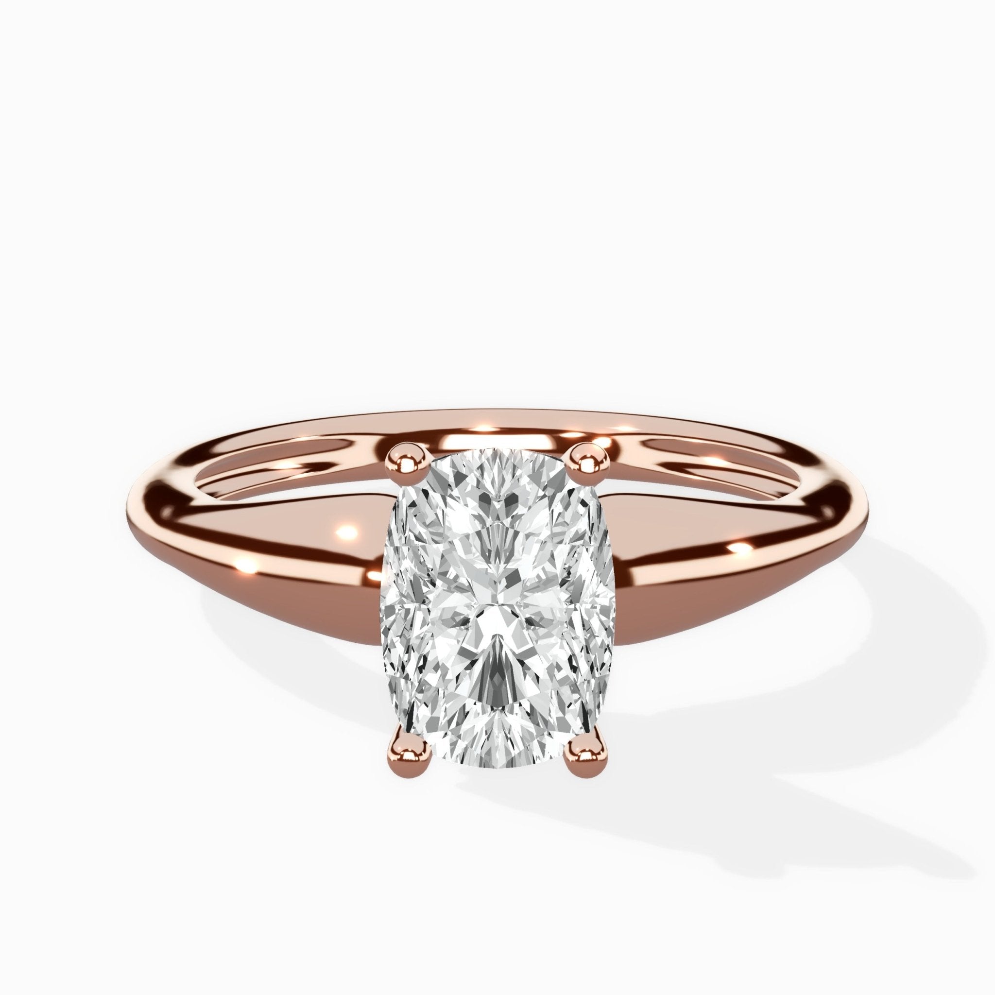 Classic Four Prong Solitaire Ring Engagement Ring - The Better Diamonds