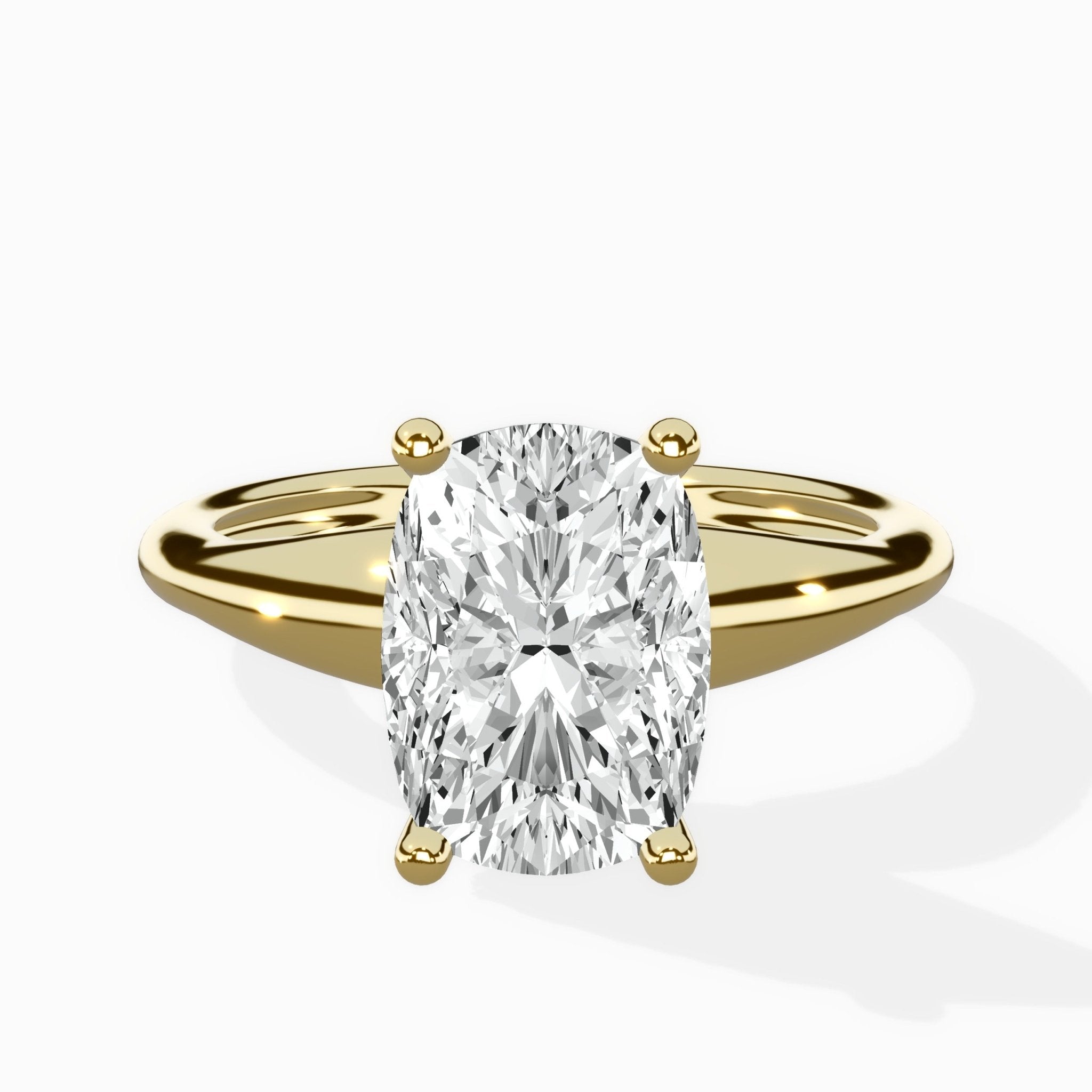 Classic Four Prong Solitaire Ring Engagement Ring - The Better Diamonds