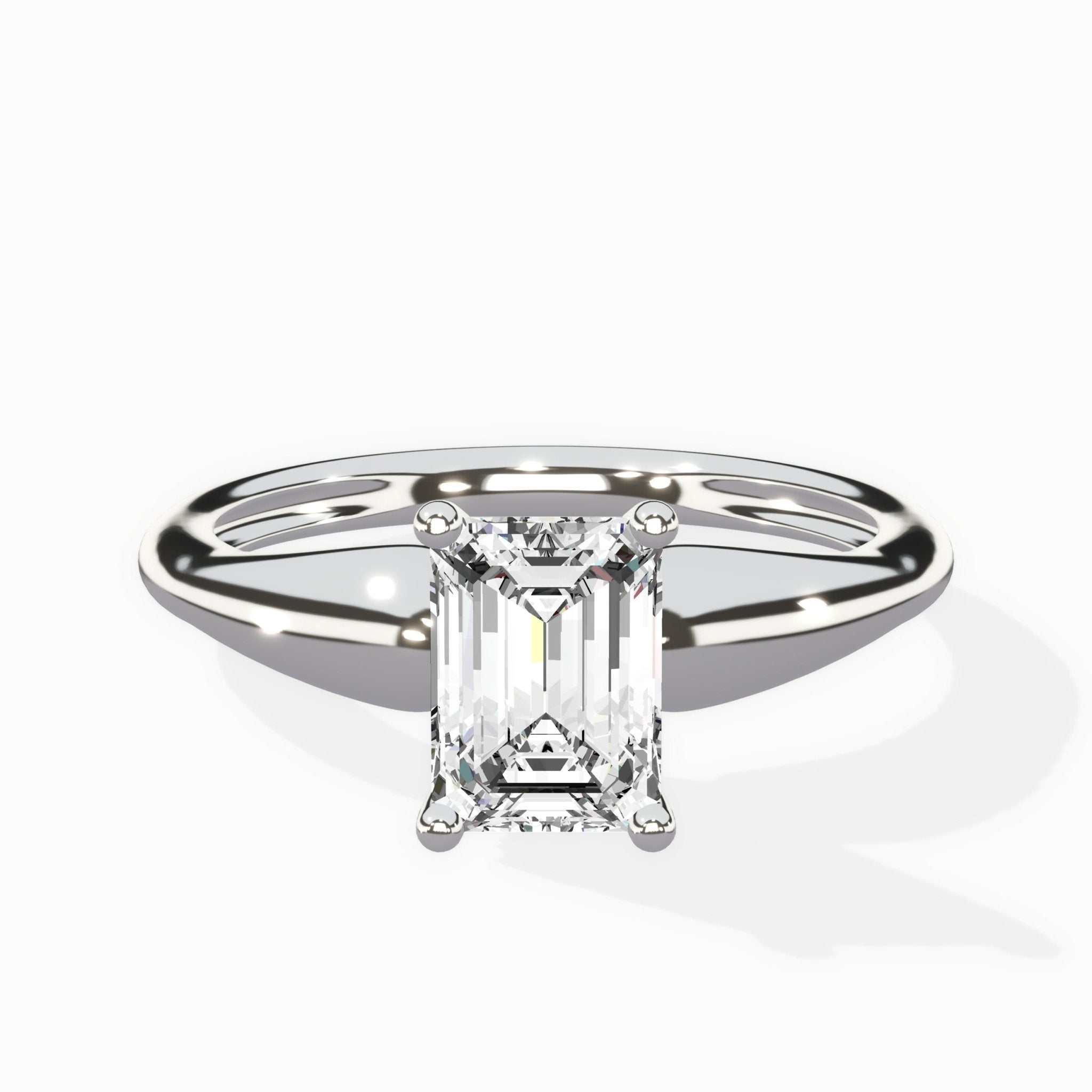 Classic Four Prong Solitaire Ring Engagement Ring - The Better Diamonds
