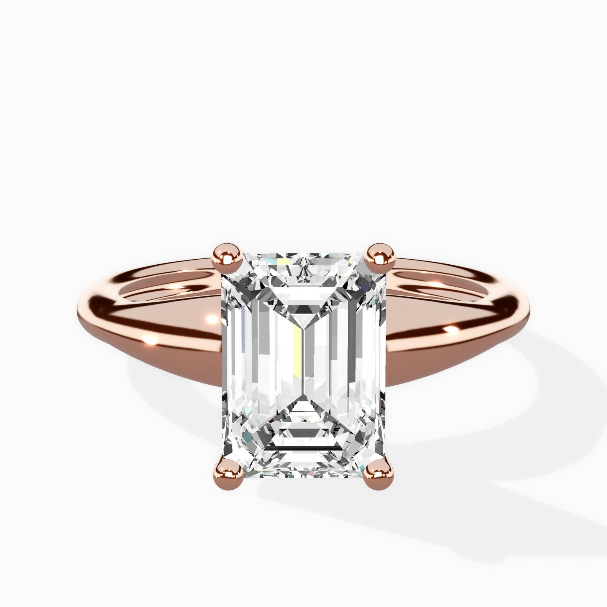 Classic Four Prong Solitaire Ring Engagement Ring - The Better Diamonds