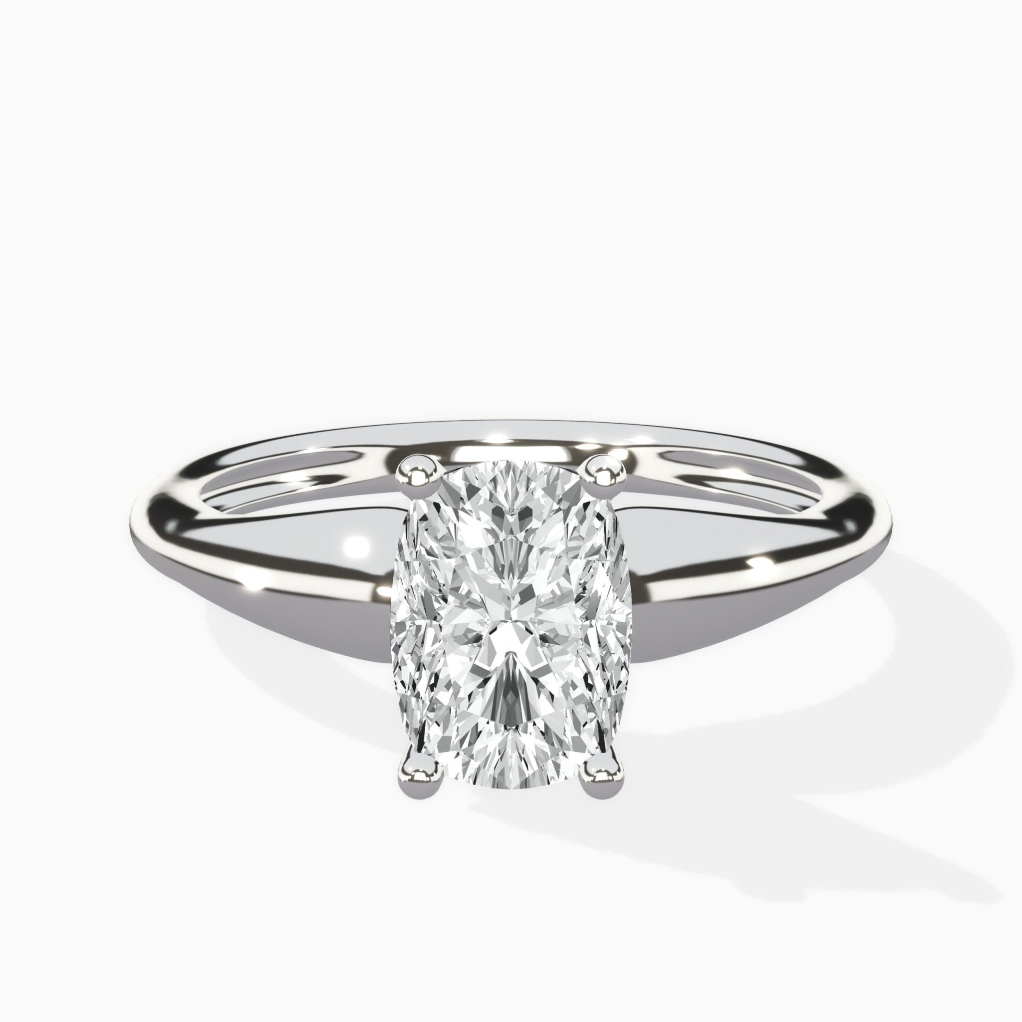 Classic Four Prong Solitaire Ring Engagement Ring - The Better Diamonds