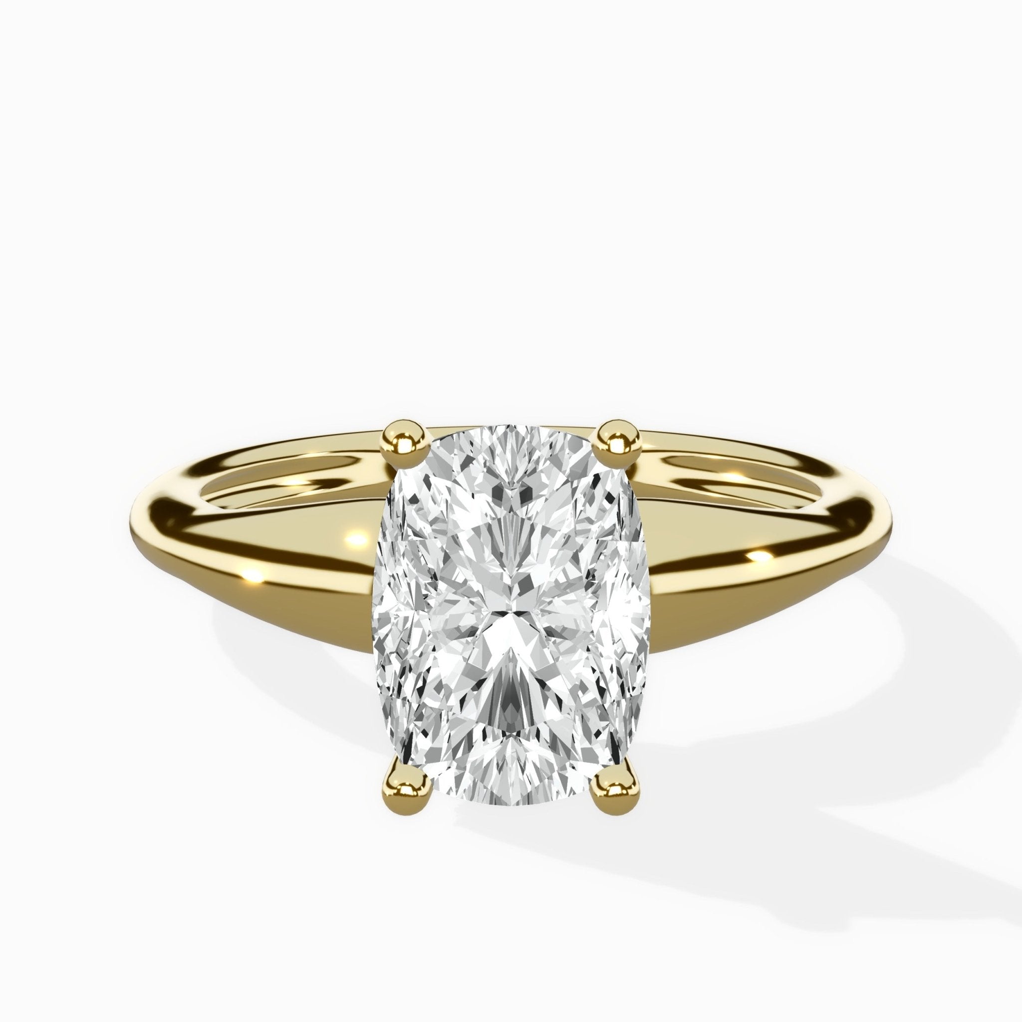 Classic Four Prong Solitaire Ring Engagement Ring - The Better Diamonds