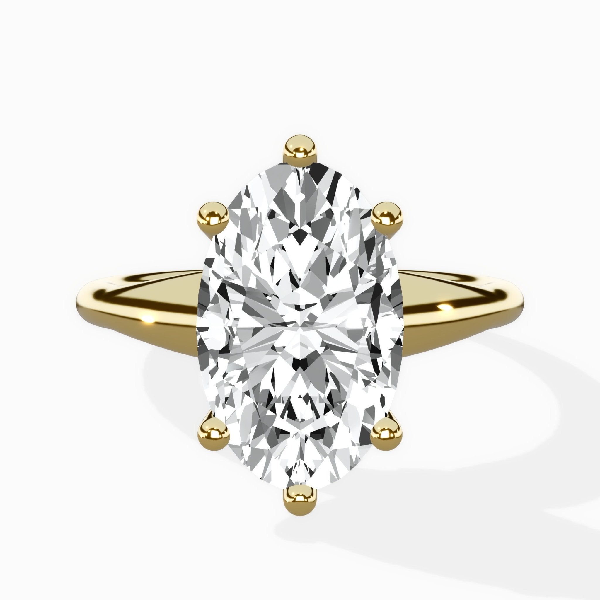 Classic Four Prong Solitaire Ring Engagement Ring - The Better Diamonds