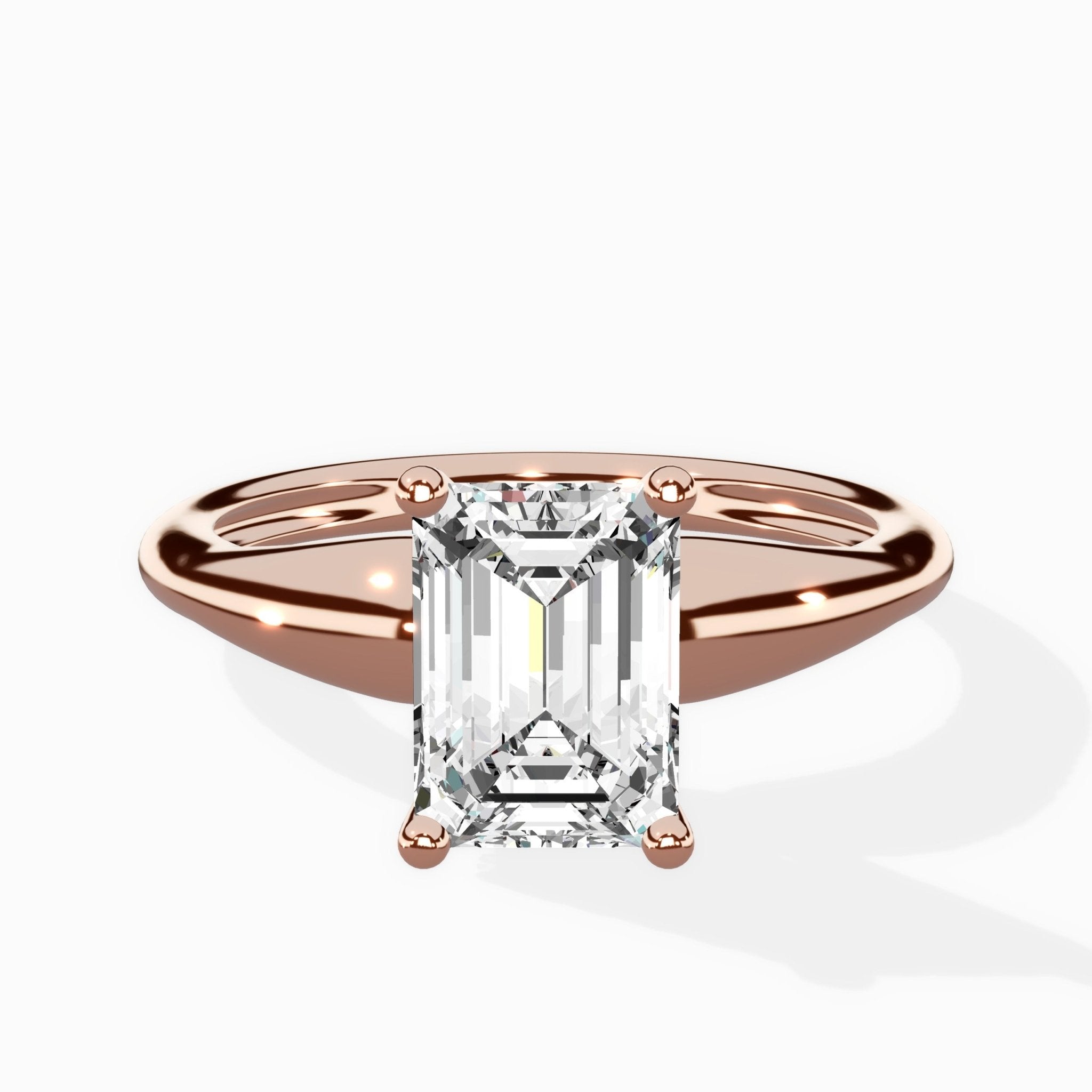 Classic Four Prong Solitaire Ring Engagement Ring - The Better Diamonds