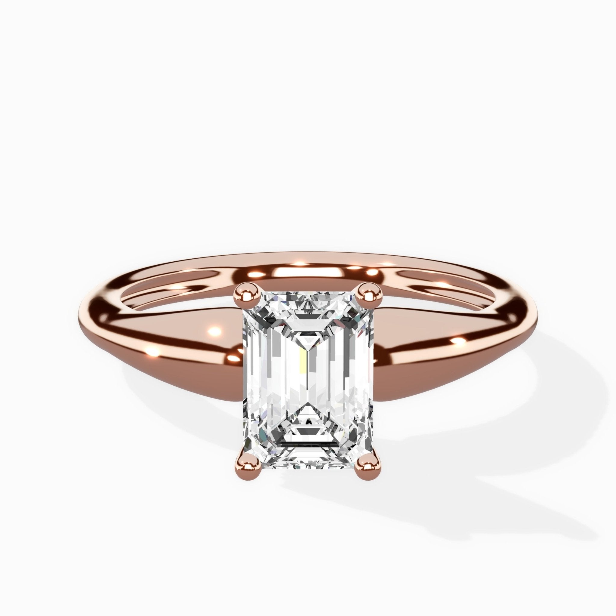 Classic Four Prong Solitaire Ring Engagement Ring - The Better Diamonds