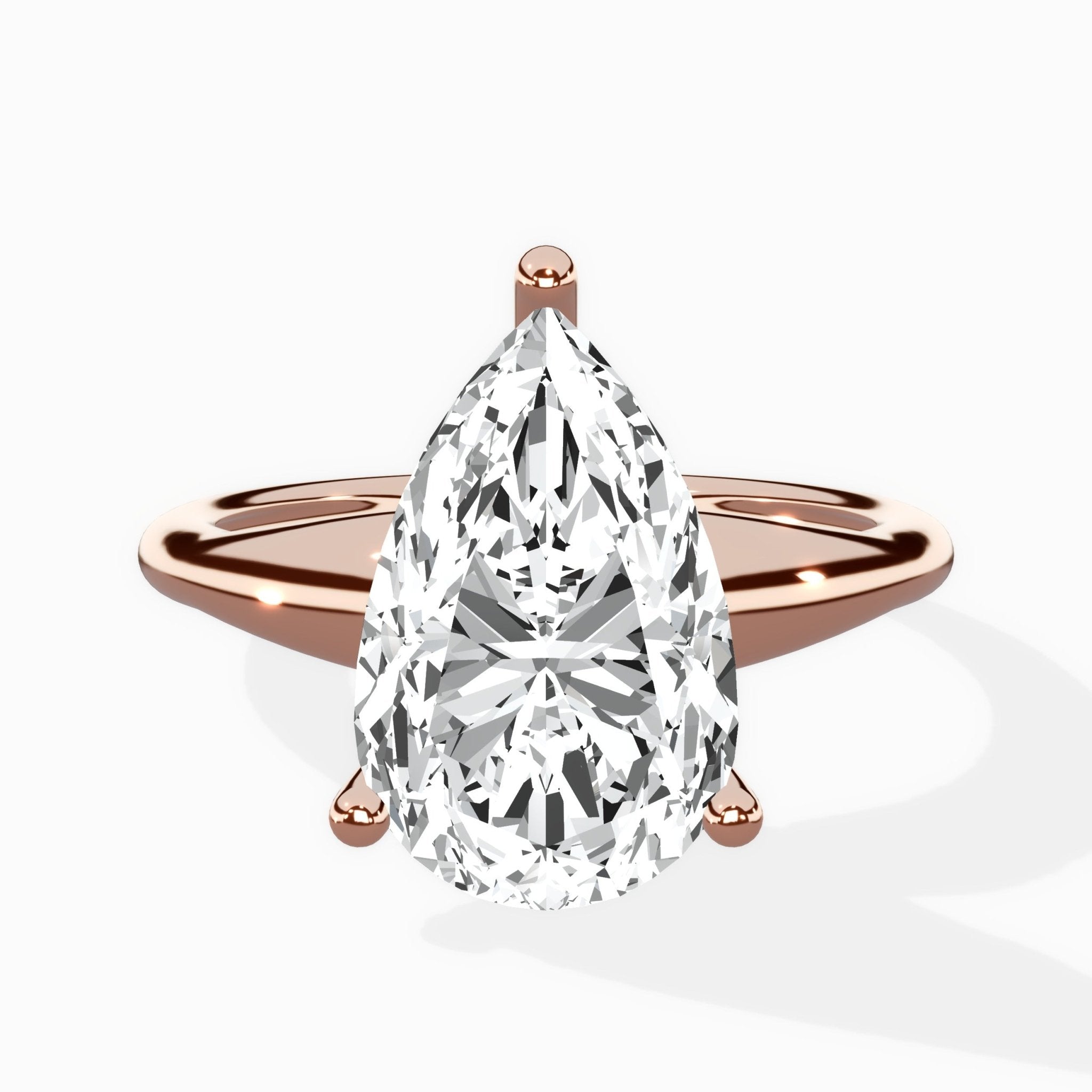 Classic Four Prong Solitaire Ring Engagement Ring - The Better Diamonds