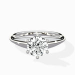 Classic Four Prong Solitaire Ring Engagement Ring - The Better Diamonds