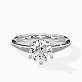 Classic Four Prong Solitaire Ring Engagement Ring - The Better Diamonds