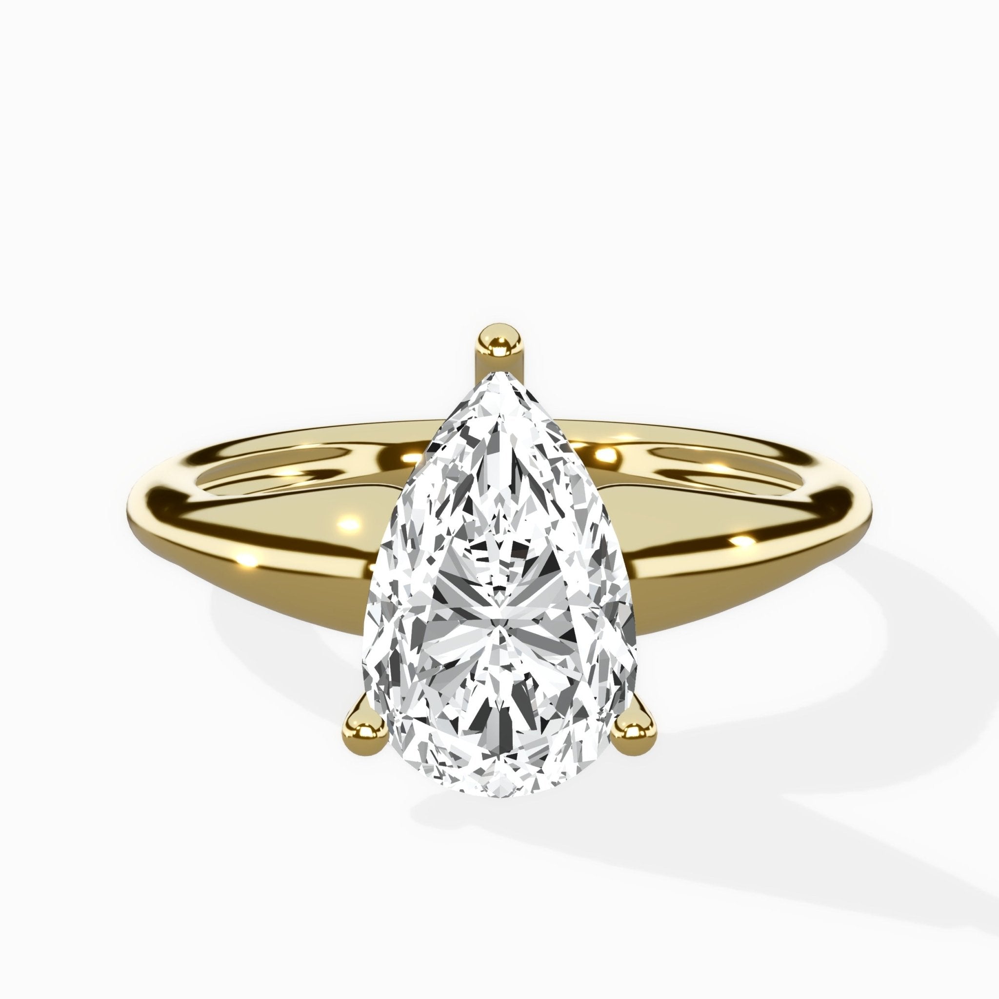 Classic Four Prong Solitaire Ring Engagement Ring - The Better Diamonds