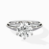 Classic Four Prong Solitaire Ring Engagement Ring - The Better Diamonds