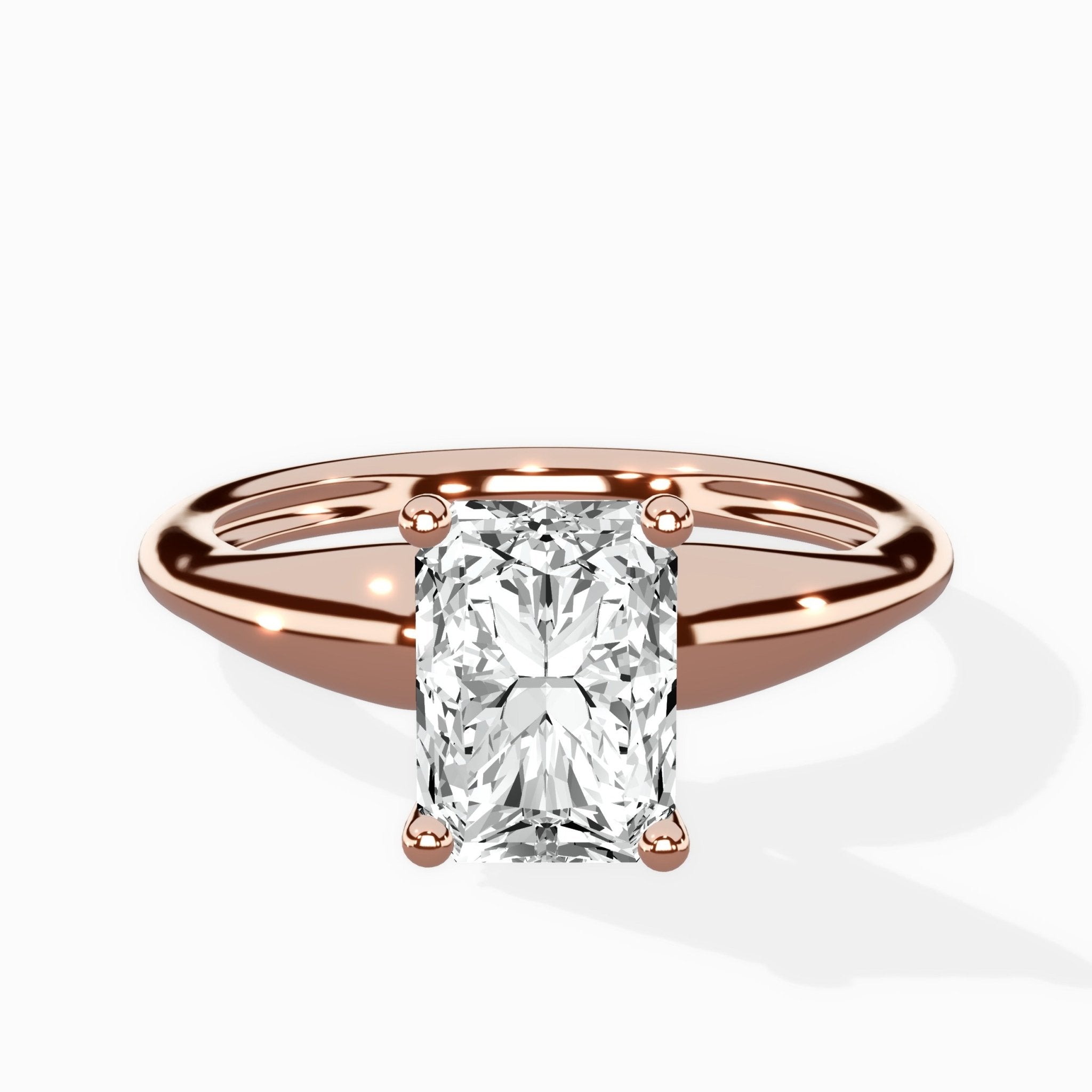 Classic Four Prong Solitaire Ring Engagement Ring - The Better Diamonds