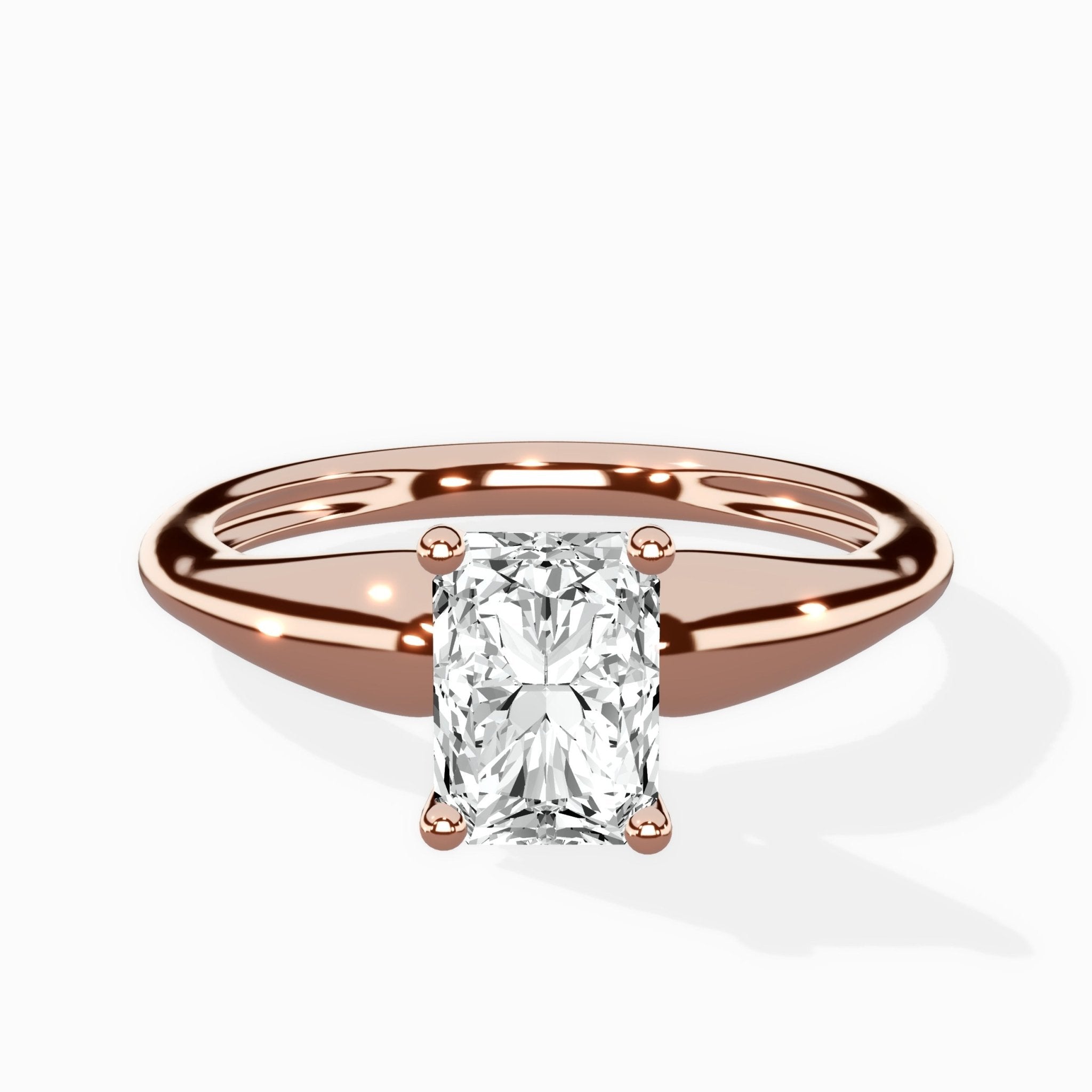 Classic Four Prong Solitaire Ring Engagement Ring - The Better Diamonds