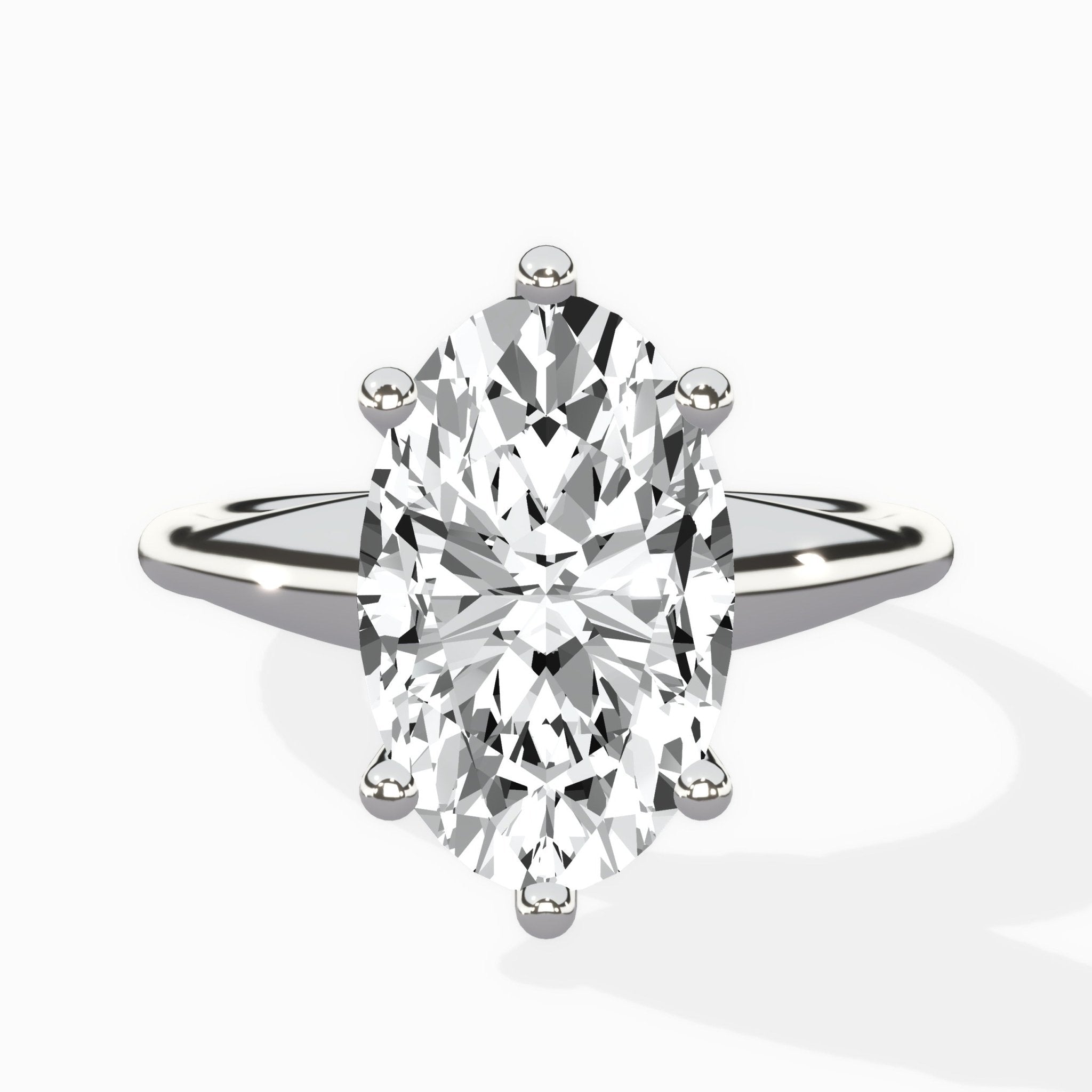 Classic Four Prong Solitaire Ring Engagement Ring - The Better Diamonds