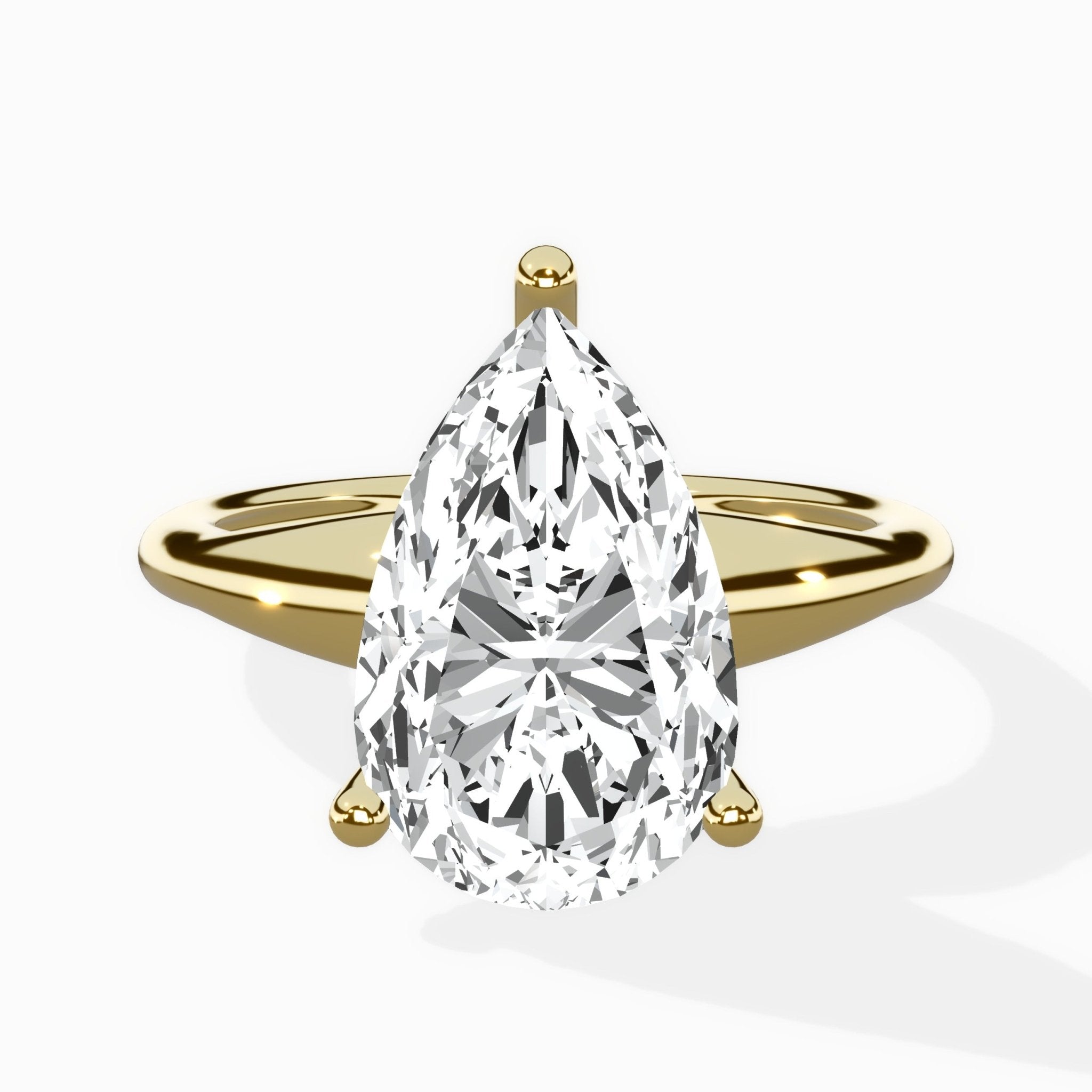 Classic Four Prong Solitaire Ring Engagement Ring - The Better Diamonds