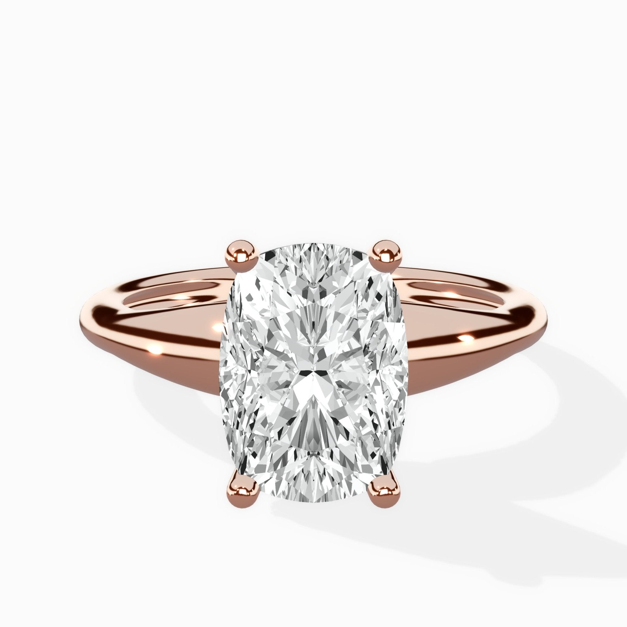 Classic Four Prong Solitaire Ring Engagement Ring - The Better Diamonds