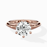 Classic Four Prong Solitaire Ring Engagement Ring - The Better Diamonds