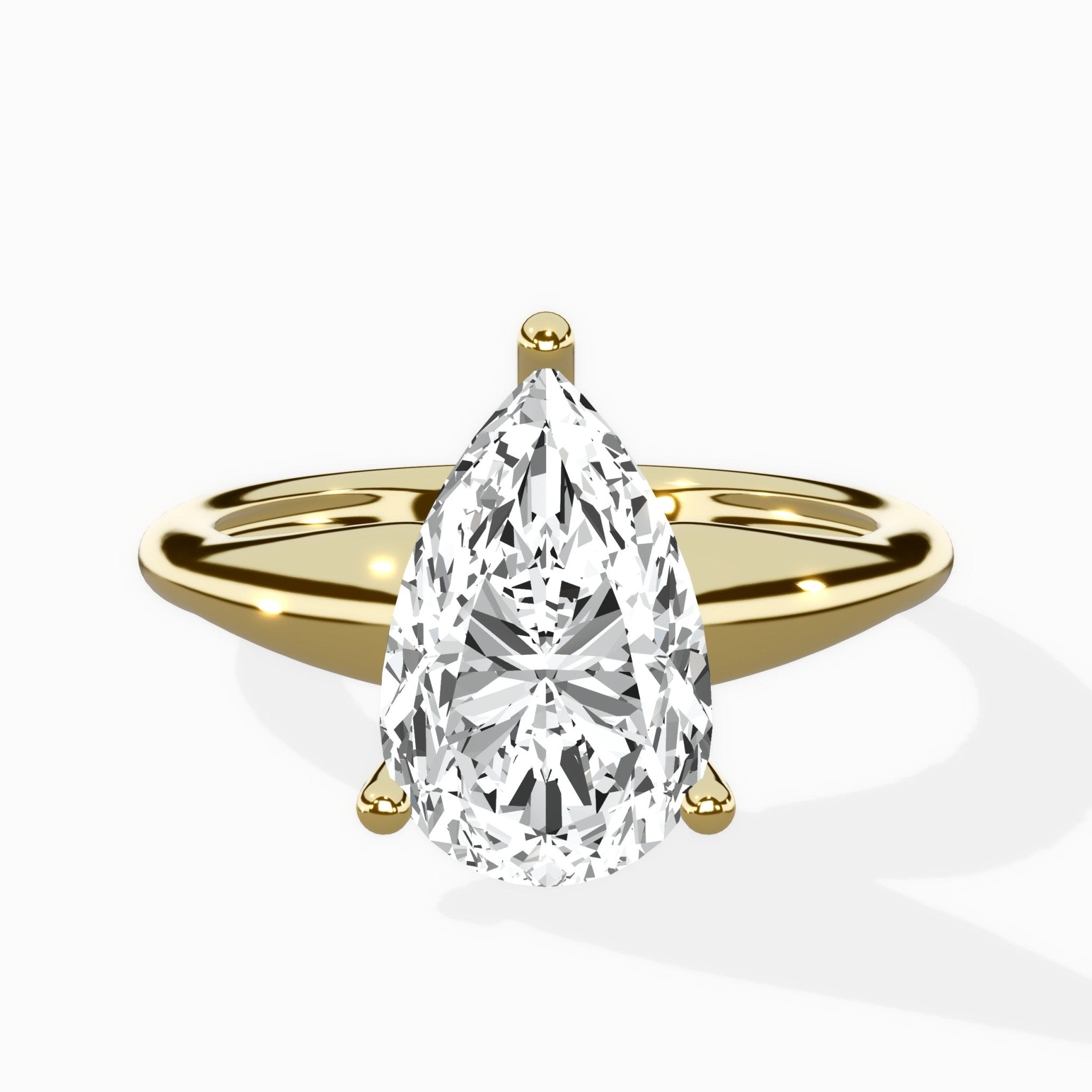 Classic Four Prong Solitaire Ring Engagement Ring - The Better Diamonds