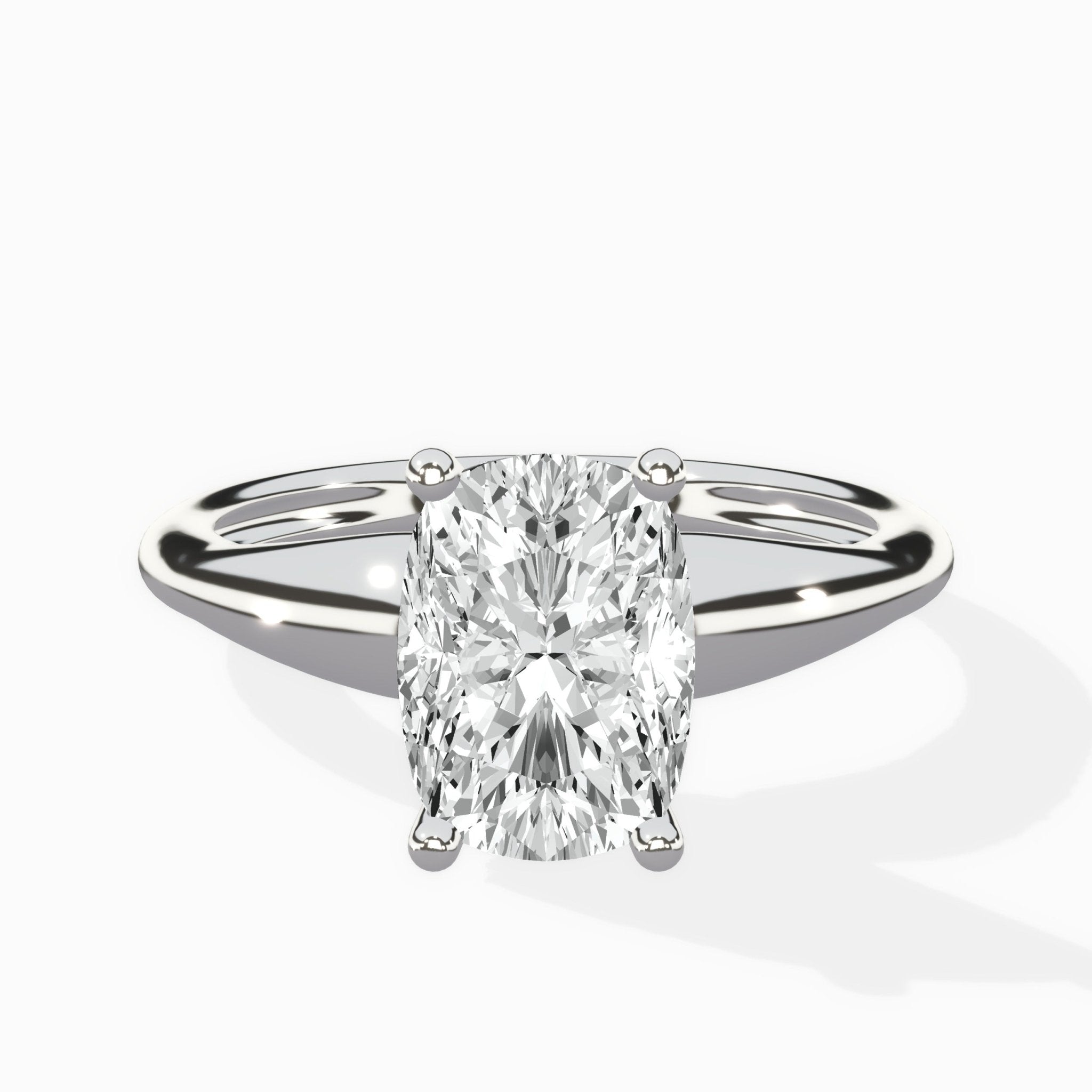 Classic Four Prong Solitaire Ring Engagement Ring - The Better Diamonds