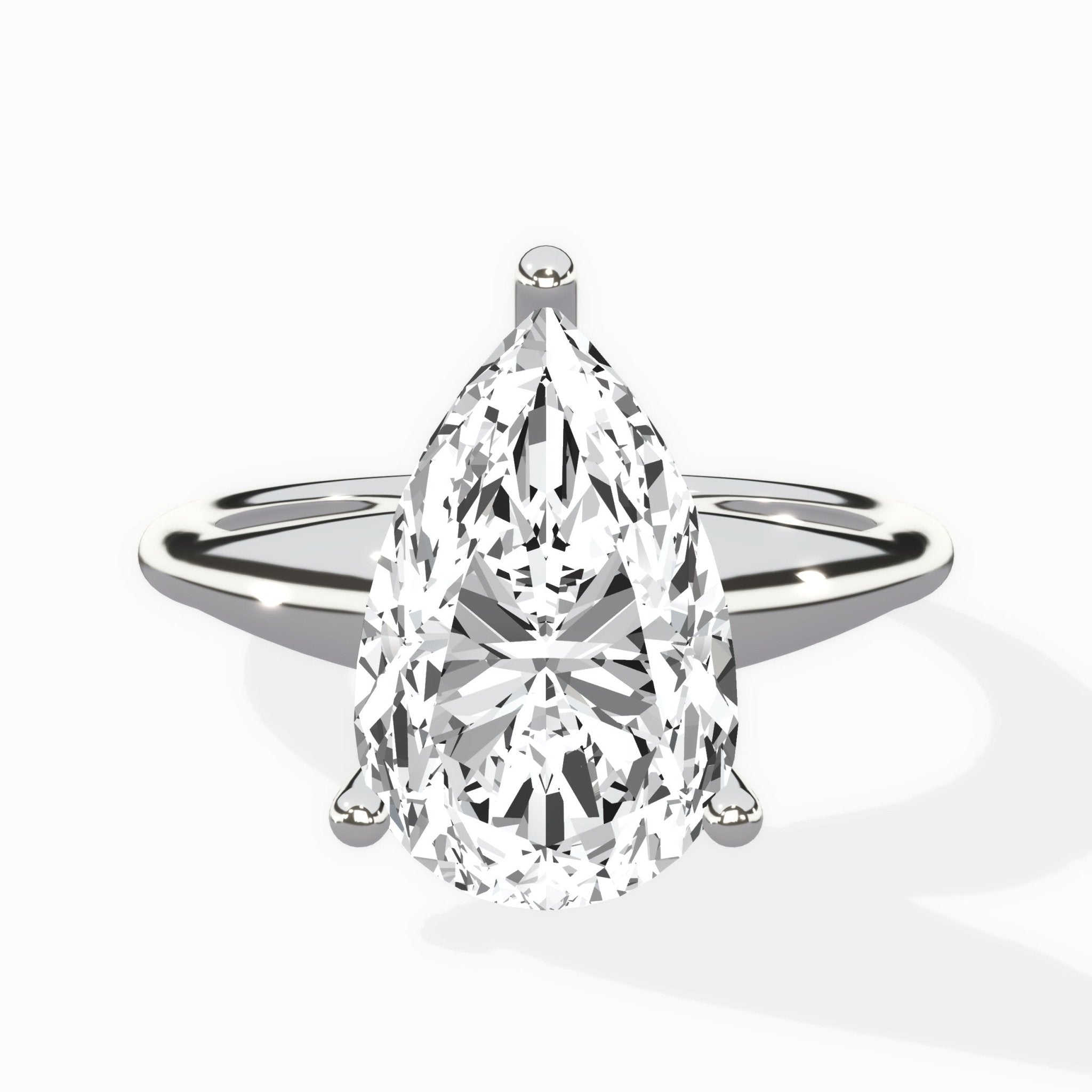 Classic Four Prong Solitaire Ring Engagement Ring - The Better Diamonds