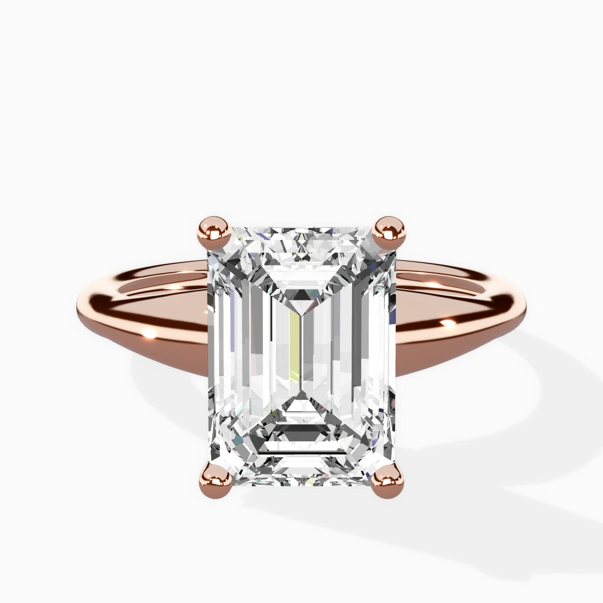Classic Four Prong Solitaire Ring Engagement Ring - The Better Diamonds