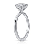 Paris Solitaire Round Engagement Ring in White Gold