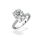 Classic Pave Solitaire Engagement Ring - The Better Diamonds