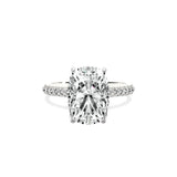 Classic Pave Solitaire Engagement Ring - The Better Diamonds