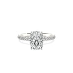 Classic Pave Solitaire Engagement Ring - The Better Diamonds