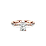 Classic Pave Solitaire Engagement Ring - The Better Diamonds