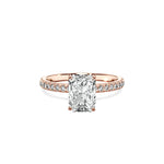 Classic Pave Solitaire Engagement Ring - The Better Diamonds