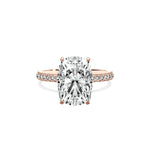 Classic Pave Solitaire Engagement Ring - The Better Diamonds