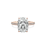 Classic Pave Solitaire Engagement Ring - The Better Diamonds