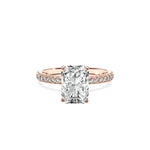 Classic Pave Solitaire Engagement Ring - The Better Diamonds