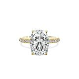 Classic Pave Solitaire Engagement Ring - The Better Diamonds